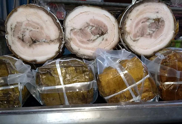 Lạ miệng đặc sản "giải ngấy" làm từ thịt nguyên tảng ở Thái Bình