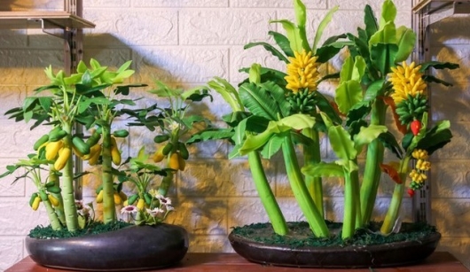 Tuyệt kỹ tạo bonsai độc lạ bằng đất sét, khách đặt mua chơi tết trước nửa năm